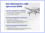 КАК ЗАЩИТИТЬ СЕБЯ ПРИ ОБСТРЕЛЕ ИЛИ АТАКЕ БЕСПИЛОТНЫМИ ЛЕТАТЕЛЬНЫМИ АППАРАТАМИ.