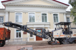 Сегодня в Выльгорте начали ремонт подъездной дороги к Детской музыкальной школе имени С.И. Налимова.